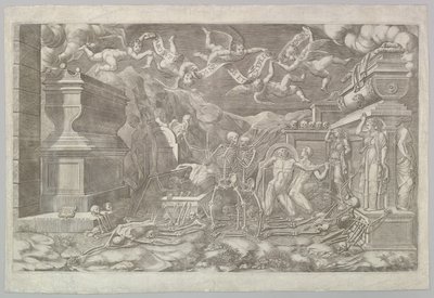 The Vision of Ezekiel by Giorgio Ghisi