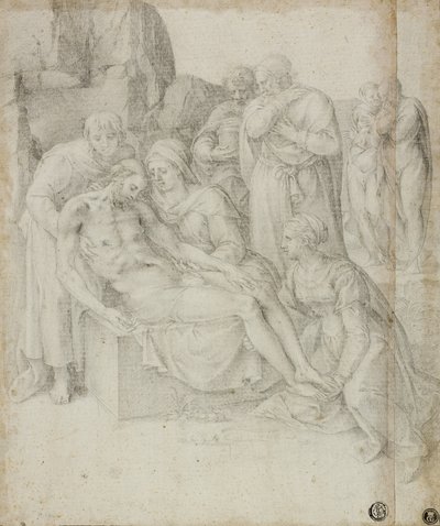 Lamentation by Giorgio Giulio Clovio