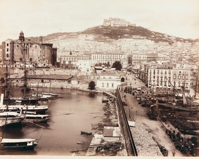 View of Naples by Giorgio Sommer