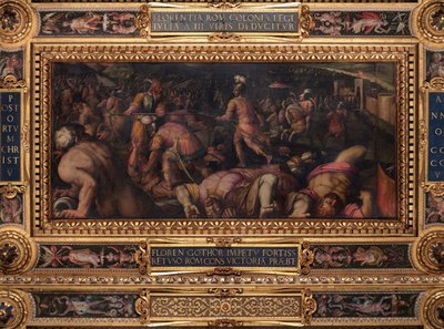 Defeat of Radagasio Below Fiesole by Giorgio Vasari