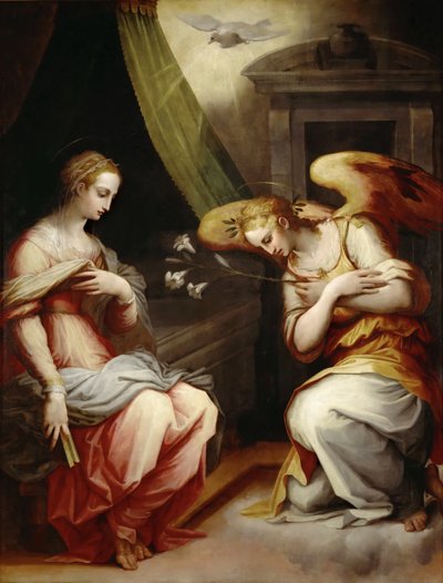 The Annunciation, ca 1565-1570 by Giorgio Vasari