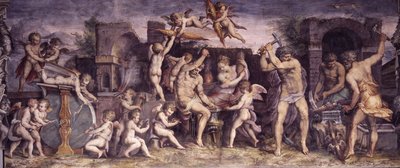 The Forge of Vulcan, 1556-1557 by Giorgio Vasari
