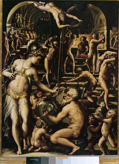 The Forge of Vulcano by Giorgio Vasari