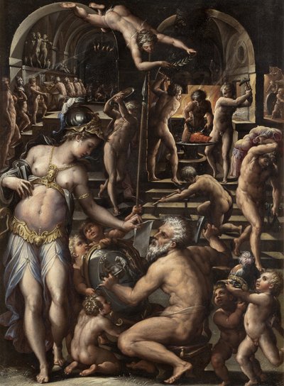 The Furnace of Volcano by Giorgio Vasari