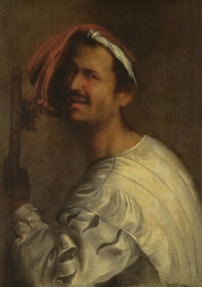 Singer with His Flute by Giorgione da Castelfranco