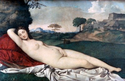 Sleeping Venus by Giorgione da Castelfranco