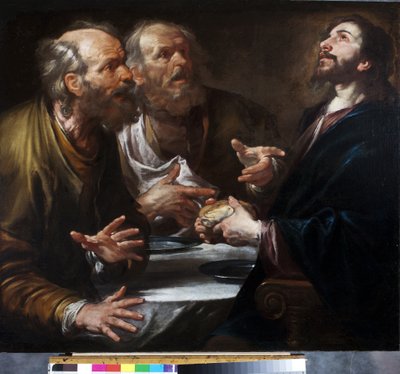 Supper at Emmaus, c.1645-50 by Giovacchino Assereto