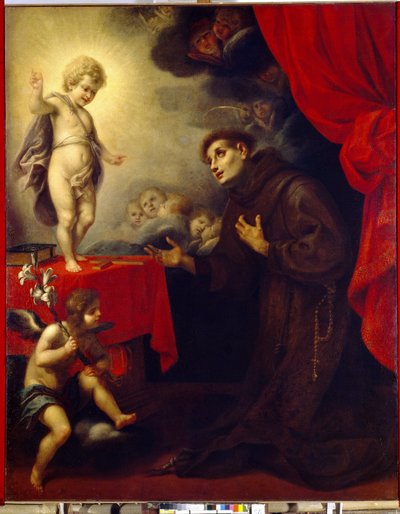 Vision of Saint Antony of Padua by Giovan Battista Montini