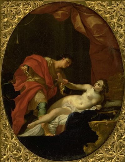 Tarquin Threatening Lucretia by Giovan Gioseffo dal Sole