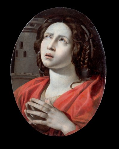 Saint Barbara by Giovanni Battista Caracciolo