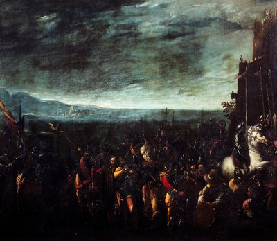 Marching soldiers by Giovanni Donducci