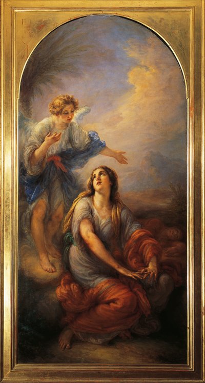 Hagar in the desert by Giovanni Carnovali