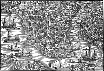 Constantinople by Giovanni Andrea Vavassori