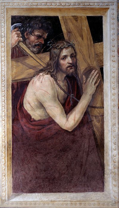 Jesus Carrying His Cross (Fresco) by Giovanni Antonio Bazzi Sodoma