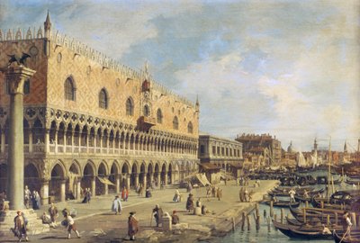 The Riva degli Schiavoni, Venice by Giovanni Antonio Canal