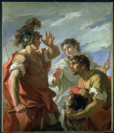 Caesar Before Alexandria by Giovanni Antonio Pellegrini