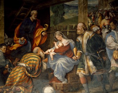 Adoration of the Magi by Giovanni Antonio Pordenone