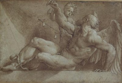 Allegory of Time by Giovanni Antonio Pordenone