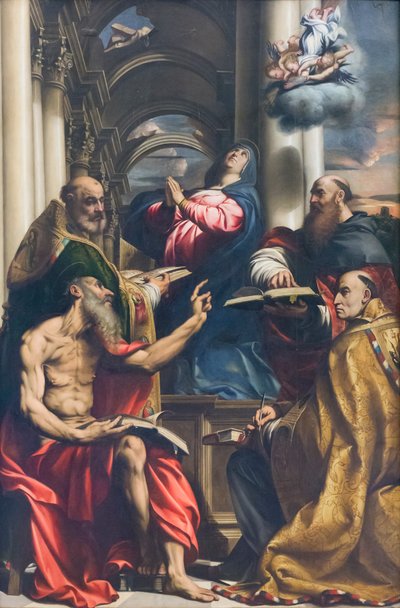 Dispute on the Immaculate Conception by Giovanni Antonio Pordenone