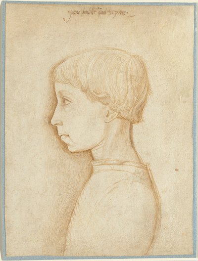 Portrait of a Boy in Profile by Giovanni Badile