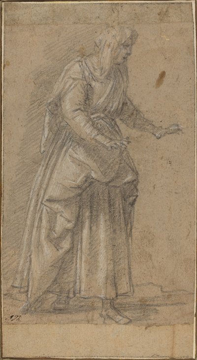 Woman Walking to the Right by Giovanni Baglione