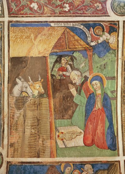 The Nativity, c.1480 (fresco) by Giovanni Baleison
