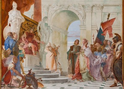 Magnanimity of Scipio Africanus (detail) by Giovanni Battista Tiepolo