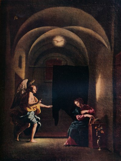 The Annunciation, c1625-1630 by Giovanni Battista Caracciolo