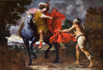 Saint Martin and the Beggar by Giovanni Battista Carlone