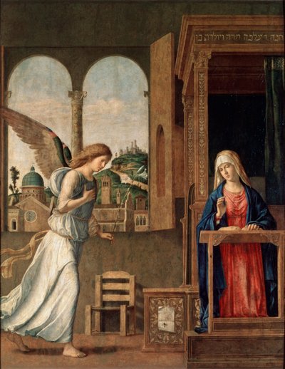 The Annunciation, 1495 by Giovanni Battista Cima da Conegliano