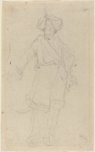 A Turk [recto] by Giovanni Battista Cipriani