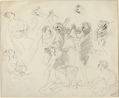 Figure Studies by Giovanni Battista Cipriani