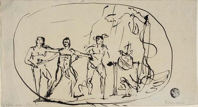 Three Figures by Giovanni Battista Cipriani