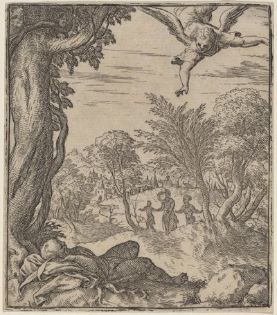 The Angel Appearing to Joseph by Giovanni Battista Fontana