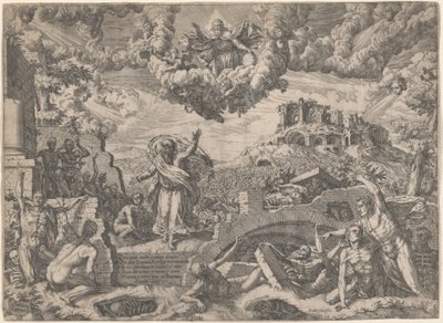 The Vision of Ezekiel by Giovanni Battista Fontana