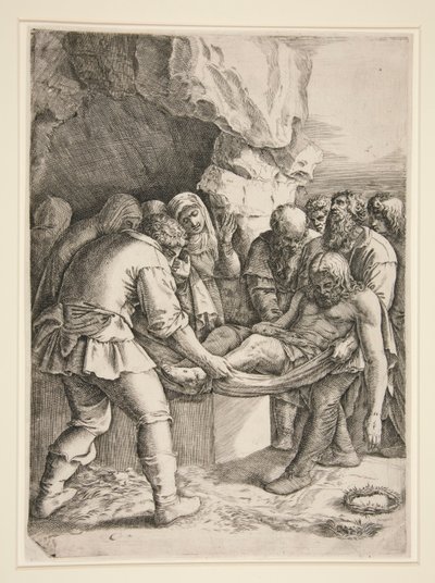 The Entombment by Giovanni Battista Franco (called Il Semolei)