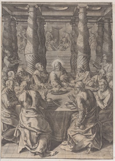 The Last Supper, ca. 1580 by Giovanni Battista Mazza