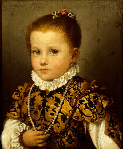 Girl of Family Redetti by Giovanni Battista Moroni