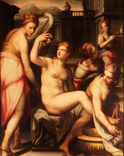 Bathsheba Bathing by Giovanni Battista Naldini