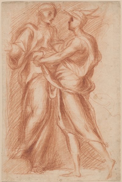 Mercury and Aglauros by Giovanni Battista Naldini