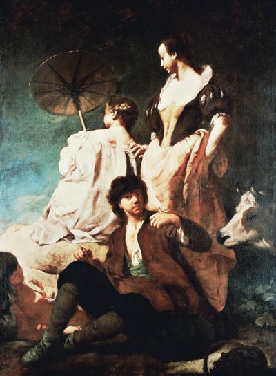 Idyll on the Shore by Giovanni Battista Piazzetta