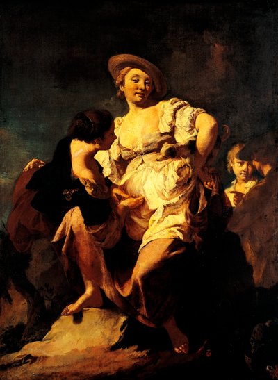 The soothsayer by Giovanni Battista Piazzetta