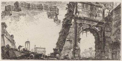 Arch of Titus by Giovanni Battista Piranesi