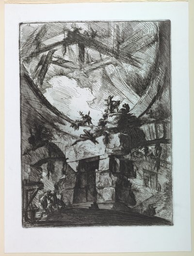 Carceri Series, Plate IX by Giovanni Battista Piranesi