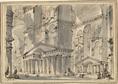 Fantasy of an Ancient Bath by Giovanni Battista Piranesi