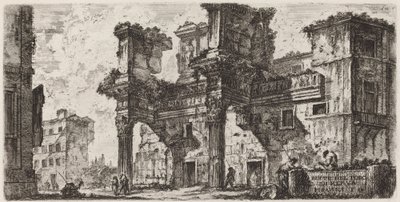 Part of the Forum of Nerva by Giovanni Battista Piranesi