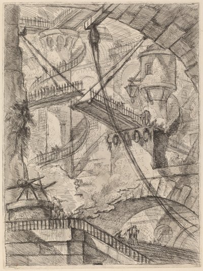The Drawbridge by Giovanni Battista Piranesi