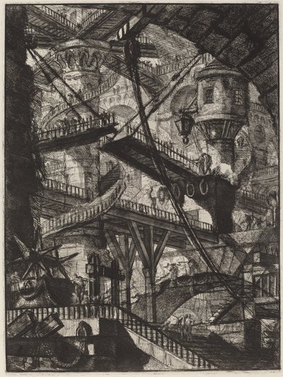The Drawbridge by Giovanni Battista Piranesi