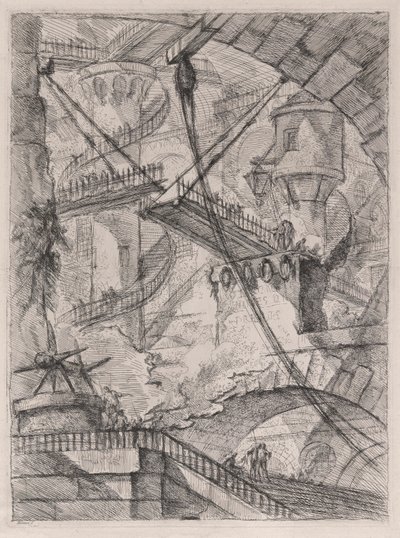 The Drawbridge, from Carceri by Giovanni Battista Piranesi