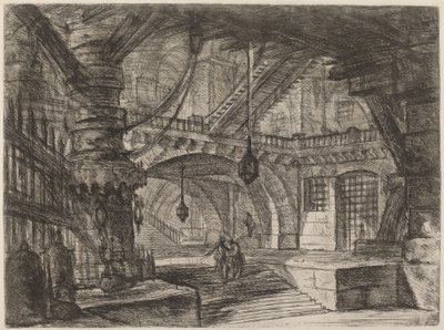 The Pier with Chains by Giovanni Battista Piranesi
